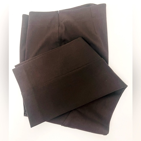 TALBOTS DRESS PANTS SIZE 2P PETITE BROWN - Picture 5 of 13
